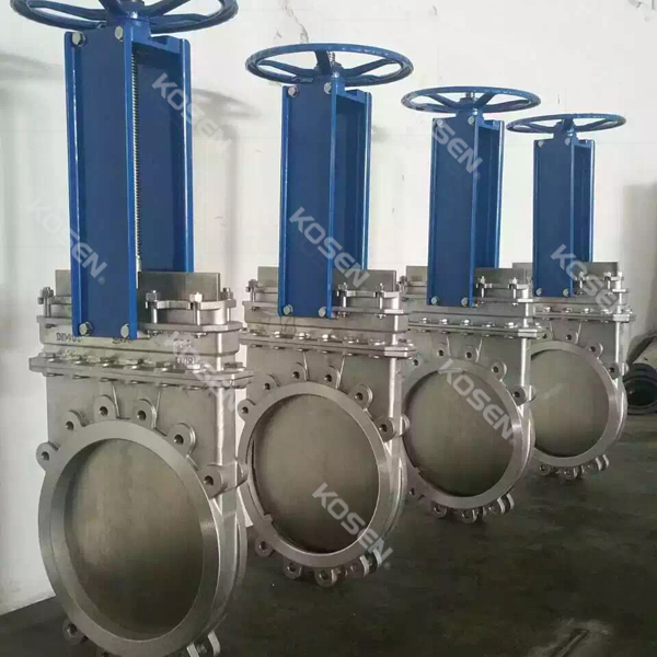 China Stainless Steel Knife Gate Valve Manufacturers Suppliers Kosen Valve Co Ltd